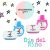 Pack de Caramañola y tupper plásticos personalizados con tu personaje favorito + tu nombre.
